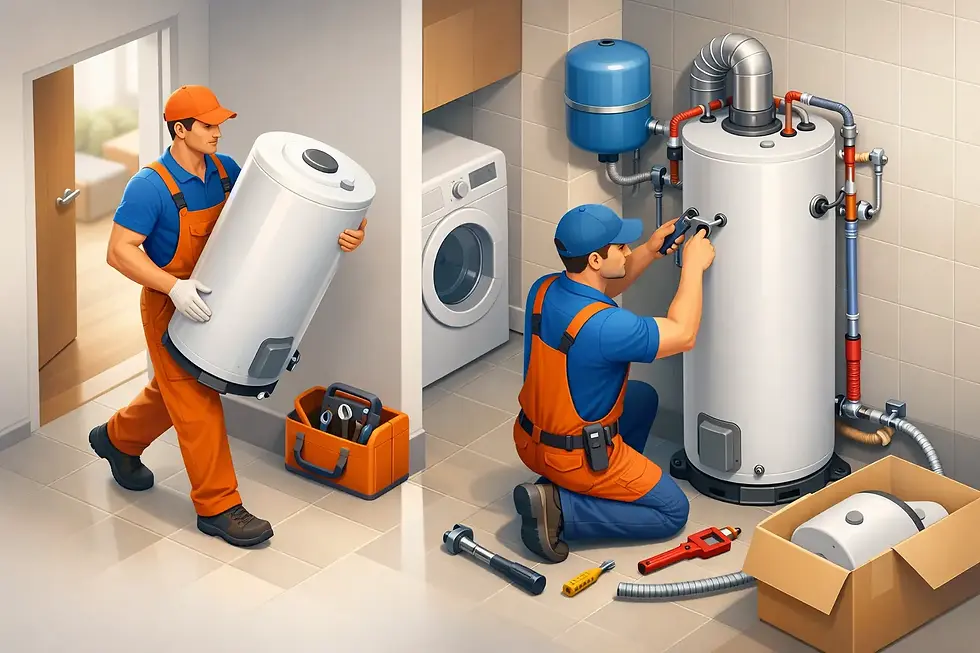 Water Heater Removal and Installation