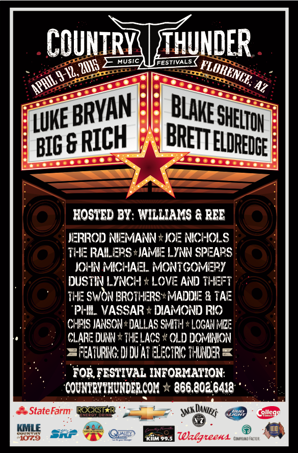 Country Thunder Arizona Florence, AZ Past Lineups