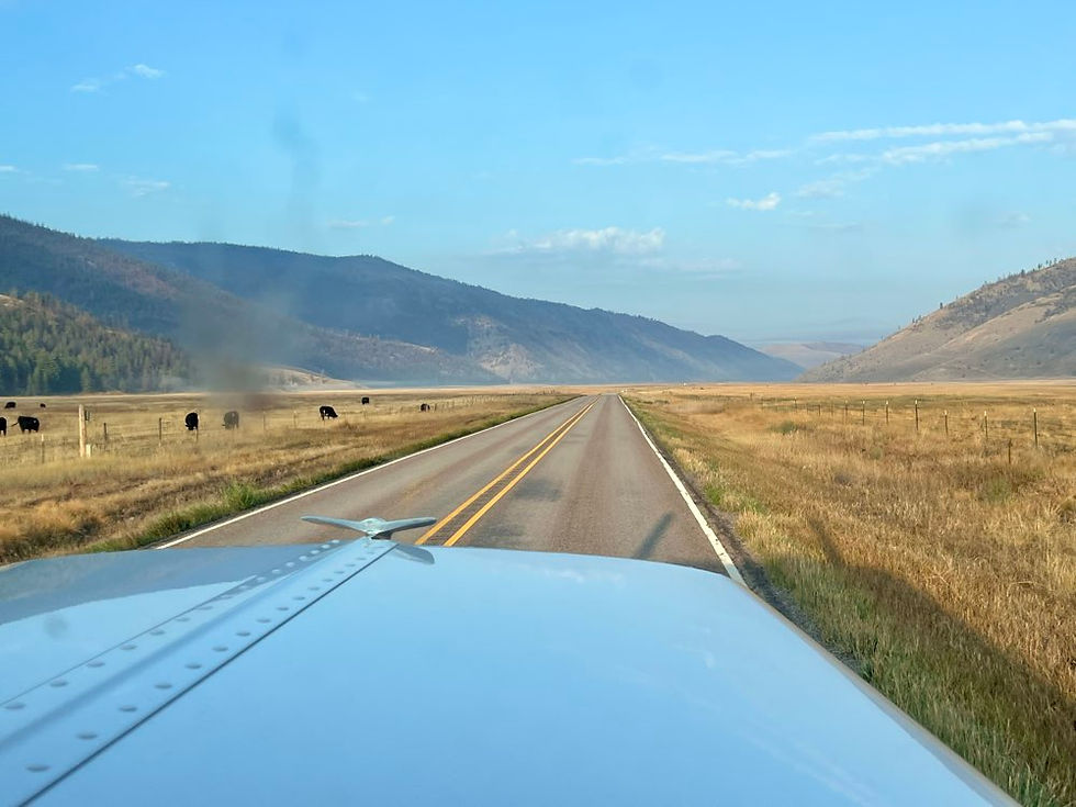 Leaving Kalispell, MT