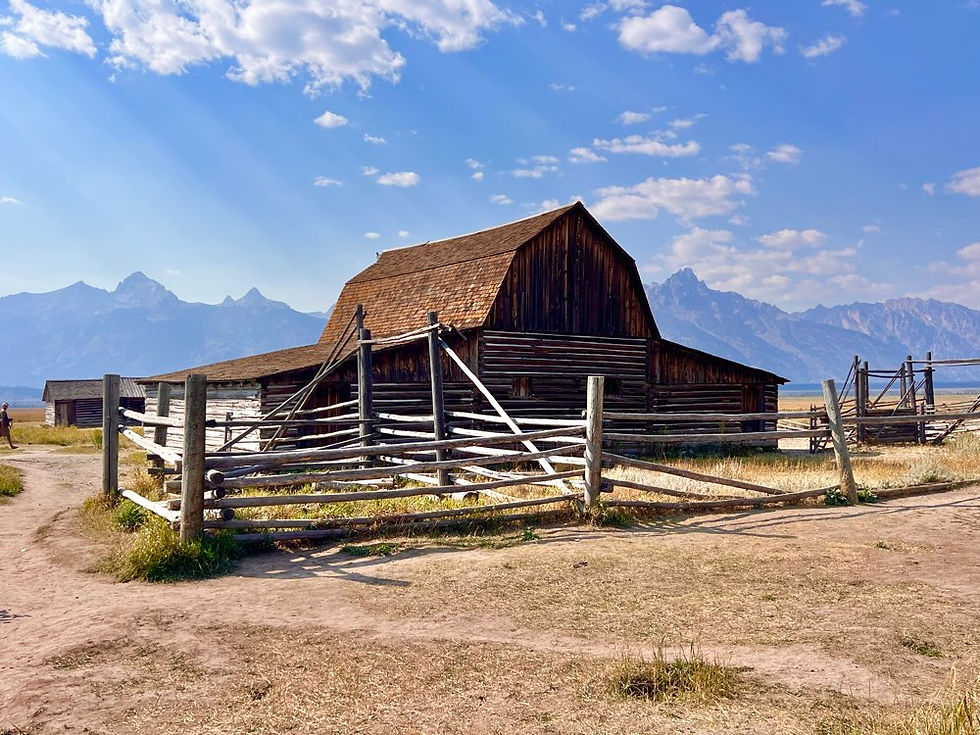 Mormon Row in Grand Teton National Park