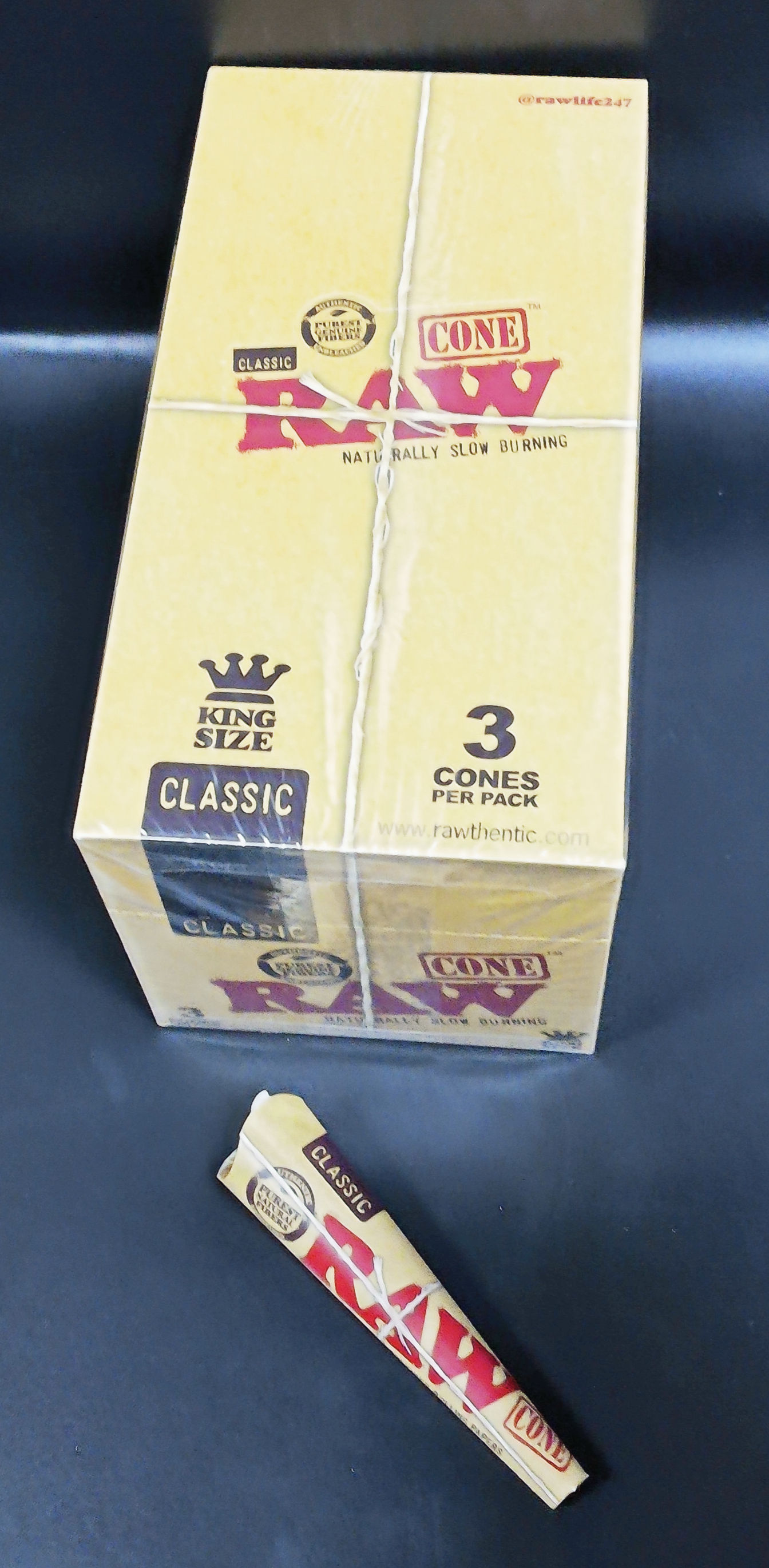 Raw King Size Cone 3ct