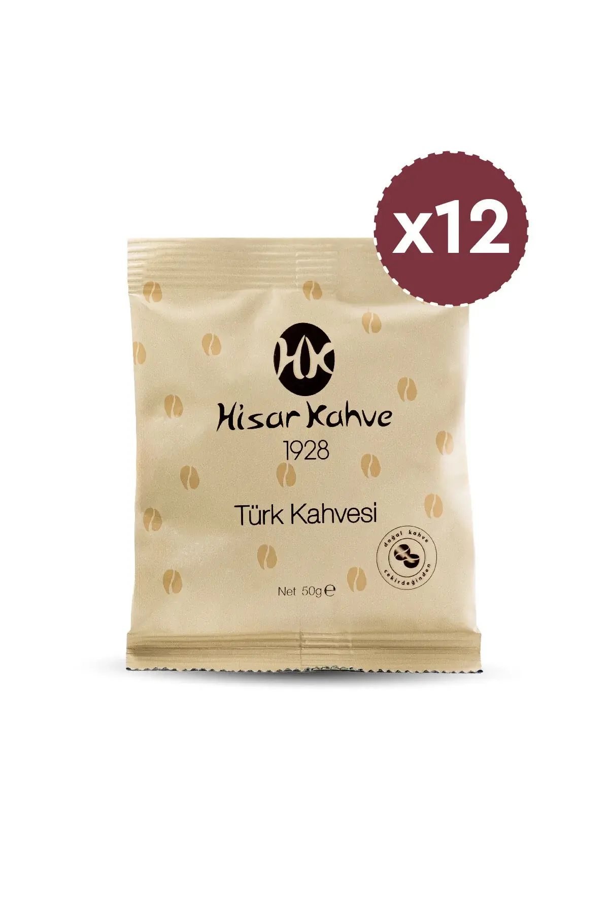 HİSAR TÜRK KAHVESİ 50GR 12ADT