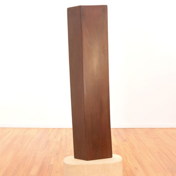Bilge #6, 2011, inflated rusted corten steel 85x27x12 inches