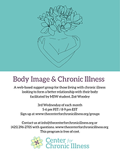 Body Image and Chronic Illness Support Group Flier.png