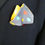 Thumbnail: Grey Polka Dot Reversible Pocket Square
