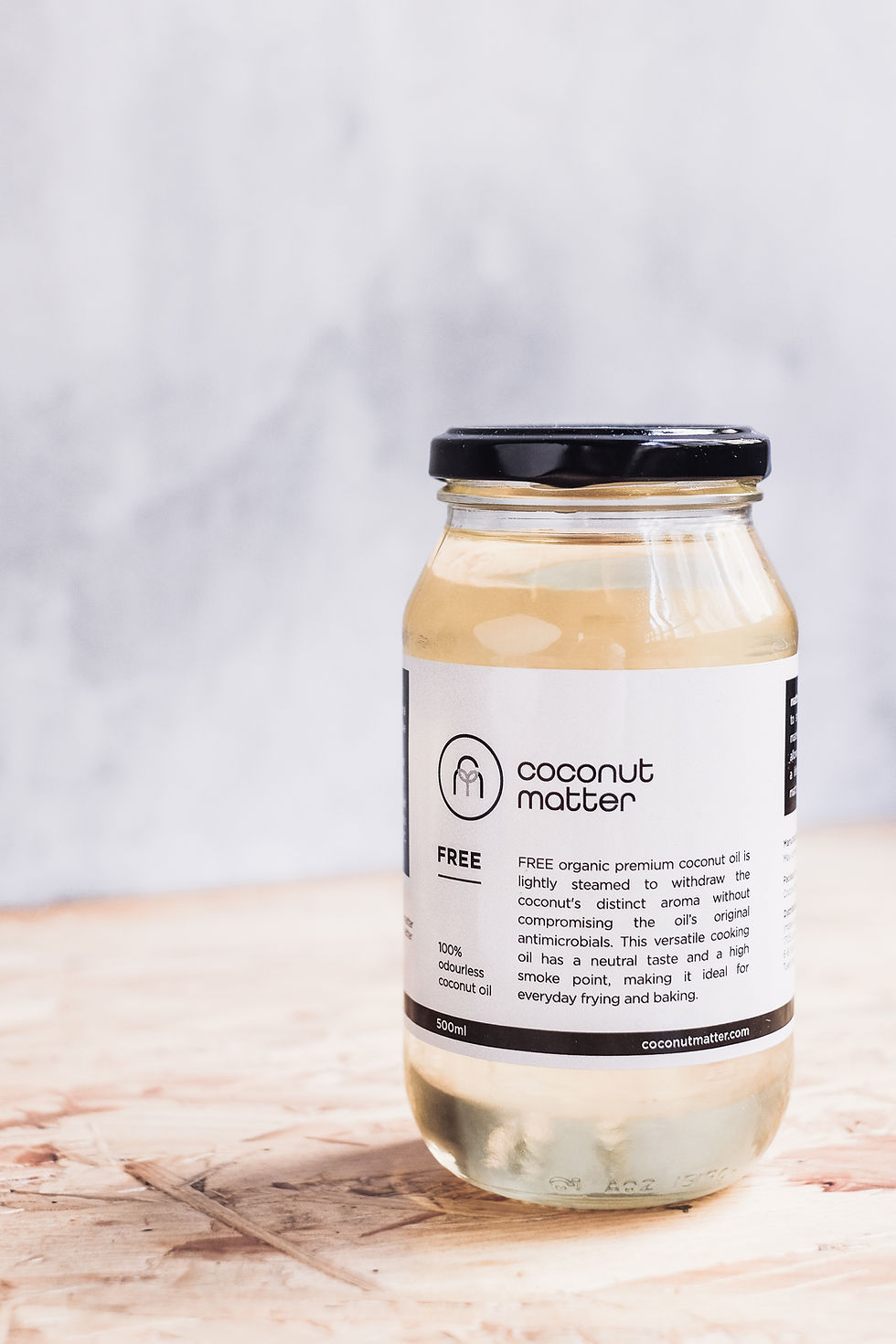 Coconut Matter FREE Odourless Coconut Oil 500ml Coconut Matter 有機無味精煉椰子油500ml