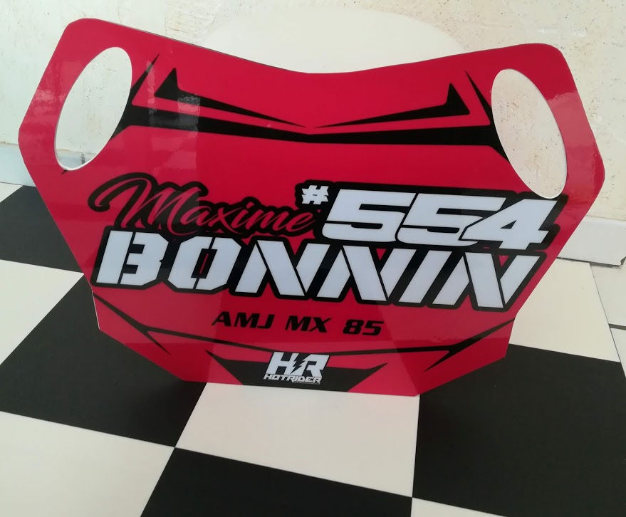 Miniature : panneauteur personnalisé pilote, panneauteur motocross, panneauteur perso moto, panneauteur 100% perso