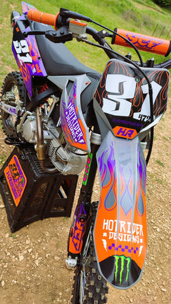 Kit déco perso pit bike Bigy YCF