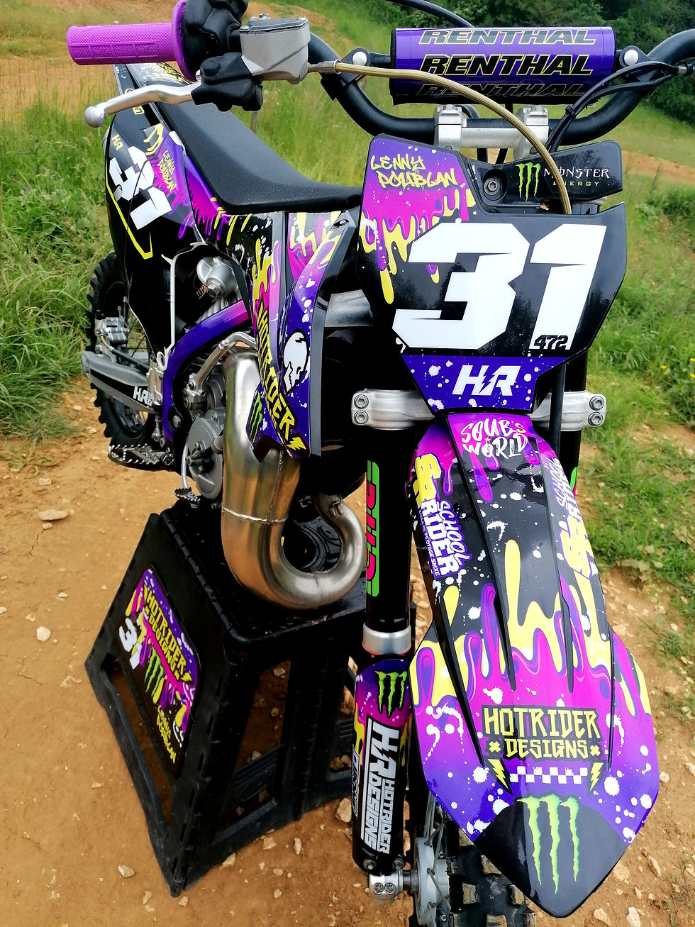 Miniature : Kit déco 100% perso 60/65 KTM