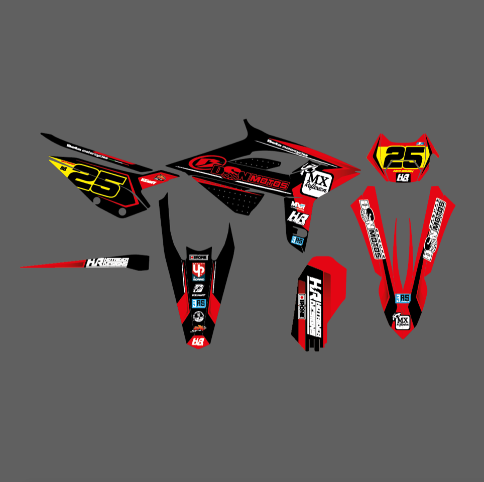 Miniature : kit déco perso moto beta, kit déco moto beta, stickers moto beta, kit déco sur mesure beta, kit déco mx reflexion