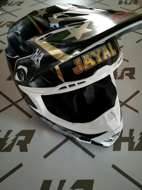 Miniature : kit déco perso casque bell moto 9, kit déco casque bell moto 9, sticker casque bell moto 9, kit déco sur mesure casque bell