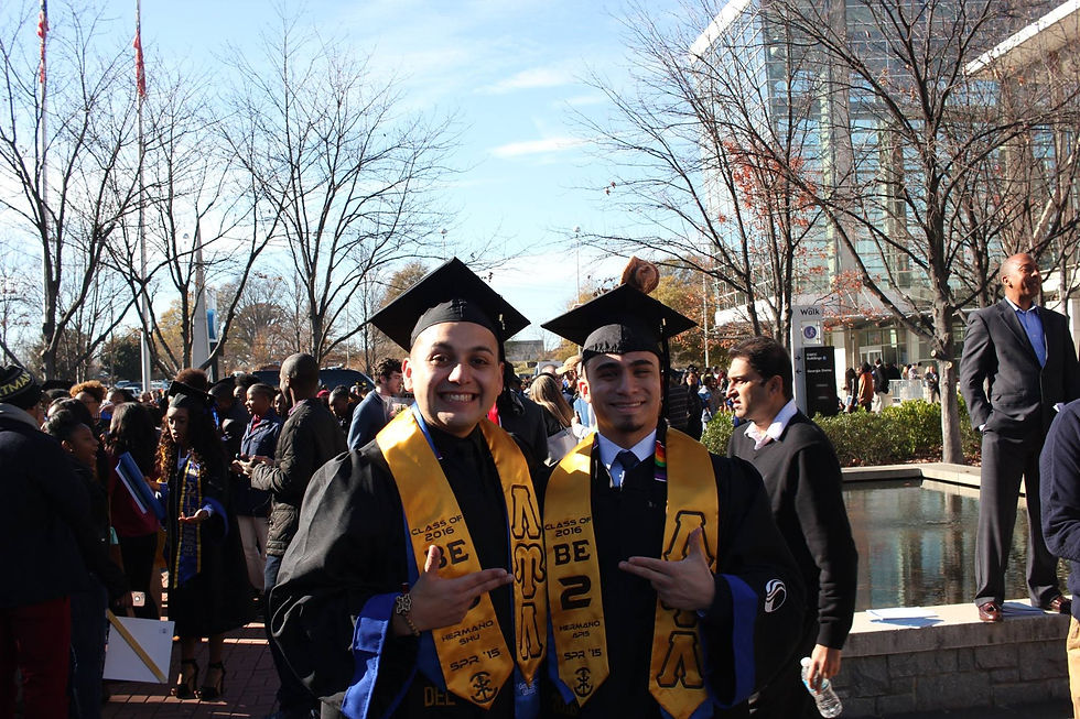 Fall 2016 Graduating Hermanos