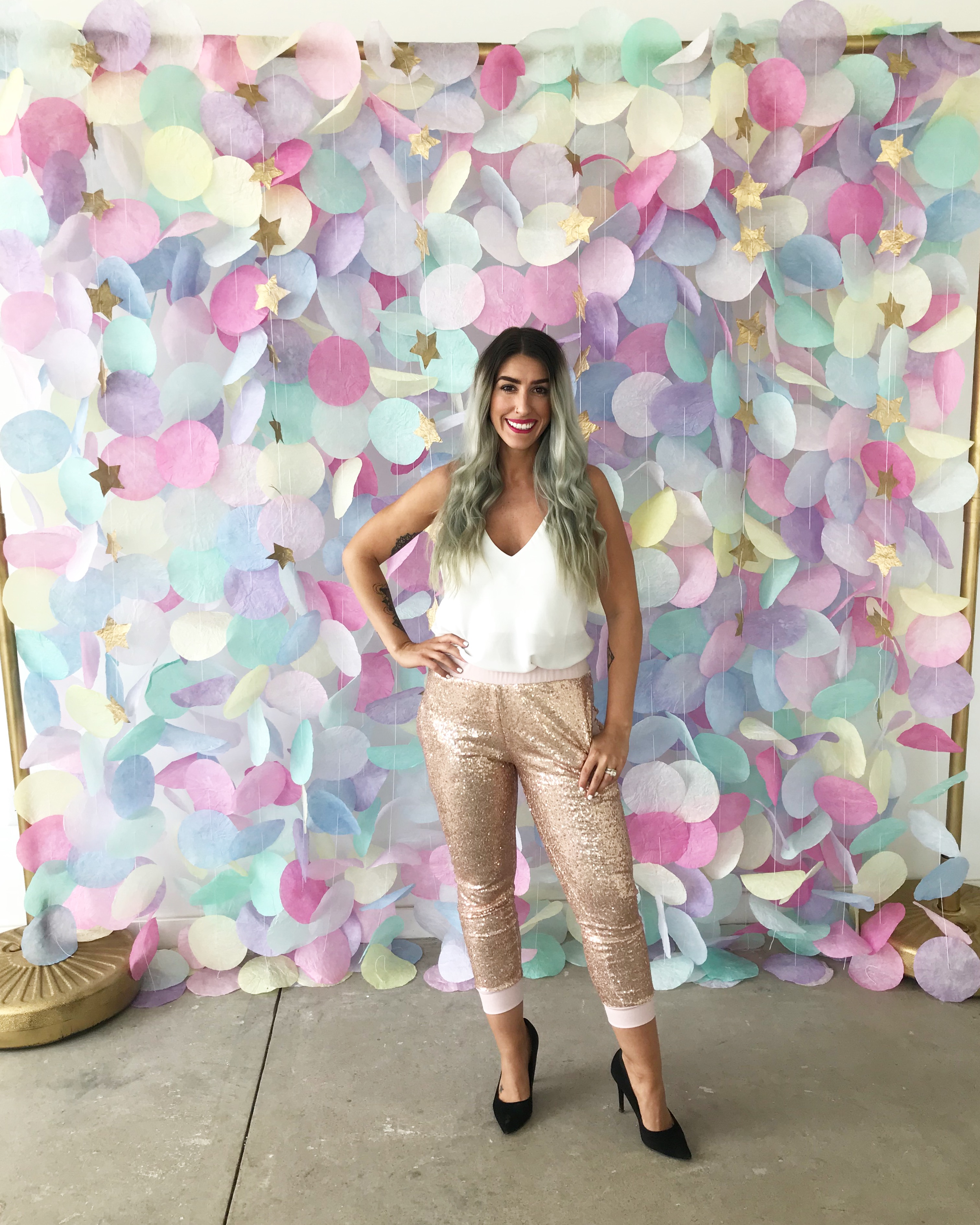 sequin pants