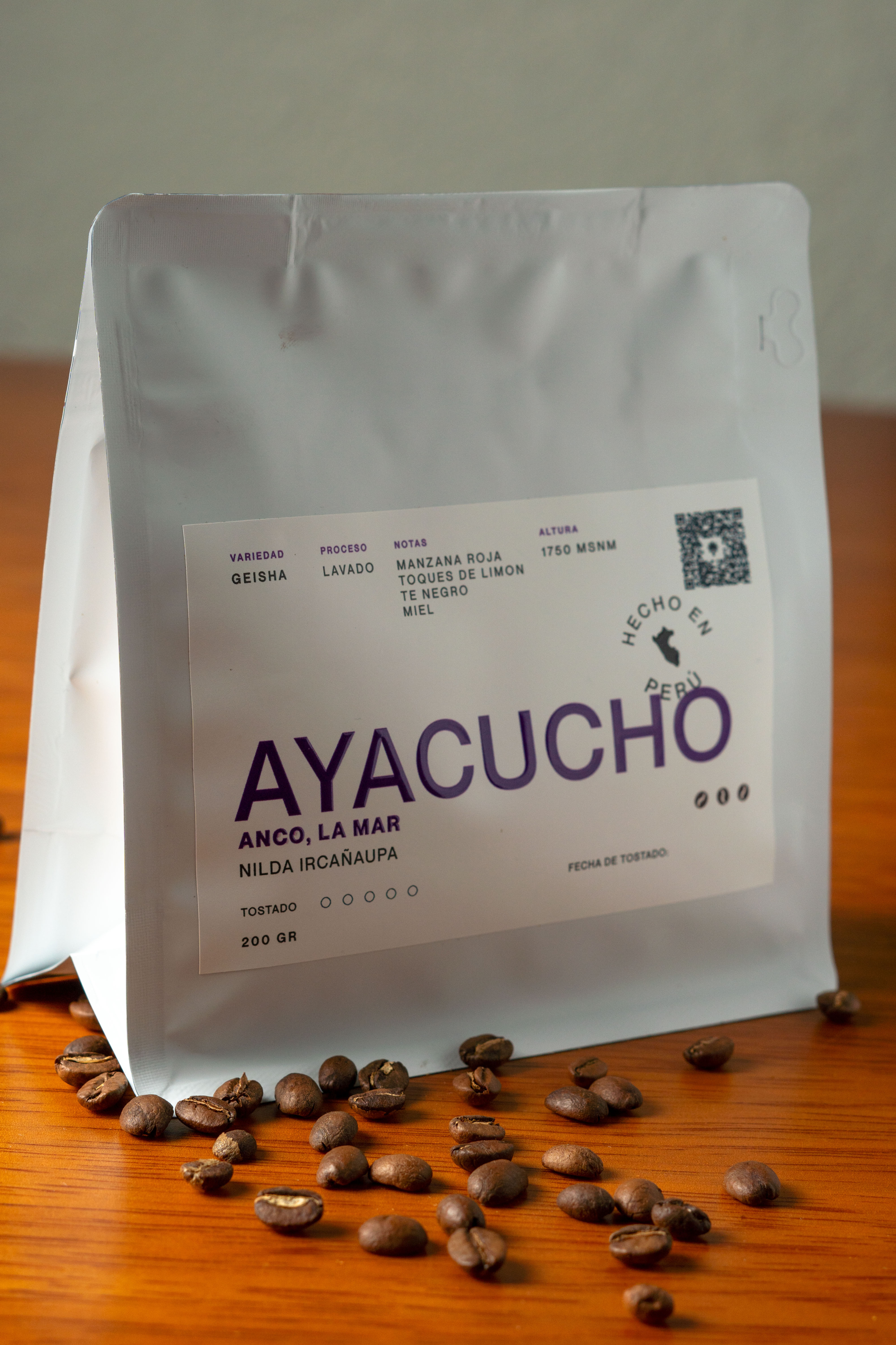 Geisha Ayacucho - Grano entero 200 gr