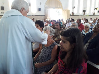 Missa dos Enfermos realizada no último sábado contou também com o apoio da Catequese da Perseverança