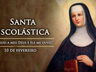 Hoje a Igreja celebra Santa Escolástica, virgem e irmã gêmea de São Bento
