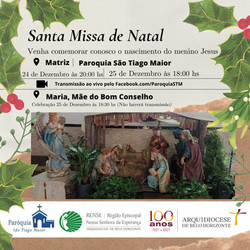 Celebrações de Natal em nossa Paróquia