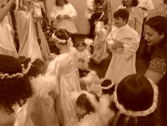 Celebração Festiva de Maria, Mãe do Bom Conselho foi finalizada com a coroação pelas crianças