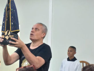 Fotos do 3º dia da Novena de N.S. Aparecida na Capela Maria, Mãe do Bom Conselho