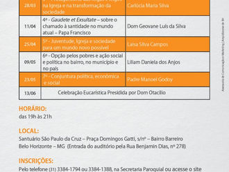 Curso Igreja e Sociedade: o papel do cristão no processo de transformação social