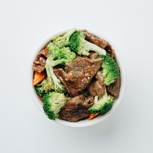Beef and broccoli bowl