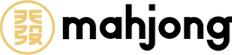 Mahjong logo: circular design, Mahjong text
