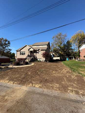 Finished lawn maintenance results at Gibsonia PA by Yard Chefs