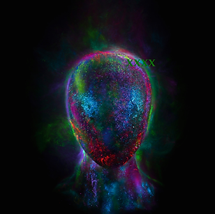 Neon multicolour digital face illustration representing advanced cognition, autonomous agents, and adaptive AI systems