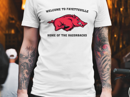 Welcome to fayetteville home of the Razorbacks shirt