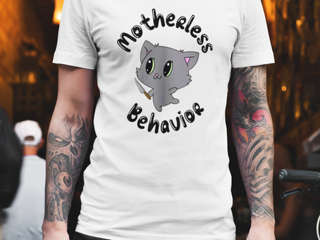 Black cat motherless behavior shirt