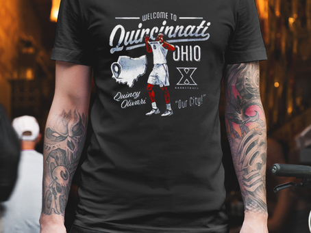 Cincinnati Quincy Olivari welcome to quincinnati shirt