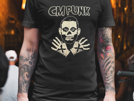 CM Punk Misfits Fiend skull shirt