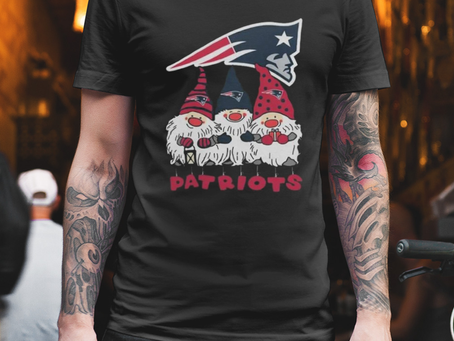 Happy Merry Christmas The Gnomes New England Patriots Logo Shirt