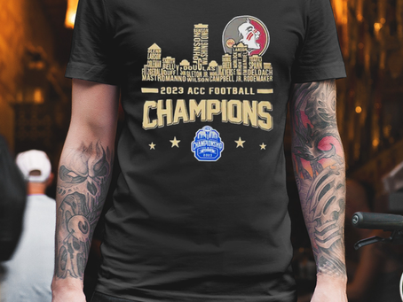 Florida State Seminoles Players Names City 2023 ACC Football Champions Shirt