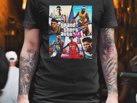Grand Theft Auto Vi Nba Version 2023 T-shirt
