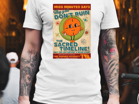 Miss Minutes Tva Retro Propaganda Artwork shirt