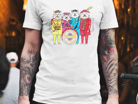 Sgt Peppurr’s Lonely Hearts Cats Band The Beatles shirt