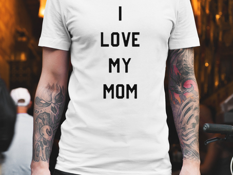 Ashton Kutcher I love my mom shirt