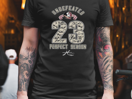 Florida State Seminoles Undefeated 2023 Perfect Season Go Noles Signatures Shirt
