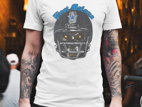 Post Malone Dallas Cowboys Skeleton T-shirt