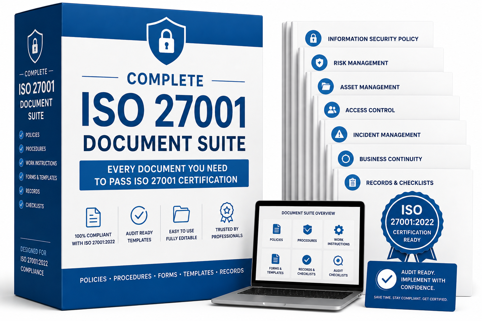 ISO 27001 Information Security Management System Document Template Pack