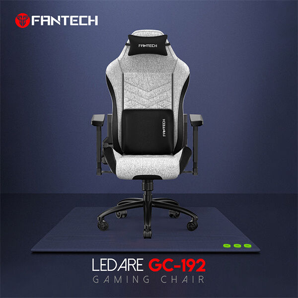 الصورة المصغرة: FANTECH LEDARE GC192 GAMING CHAIR – GREY