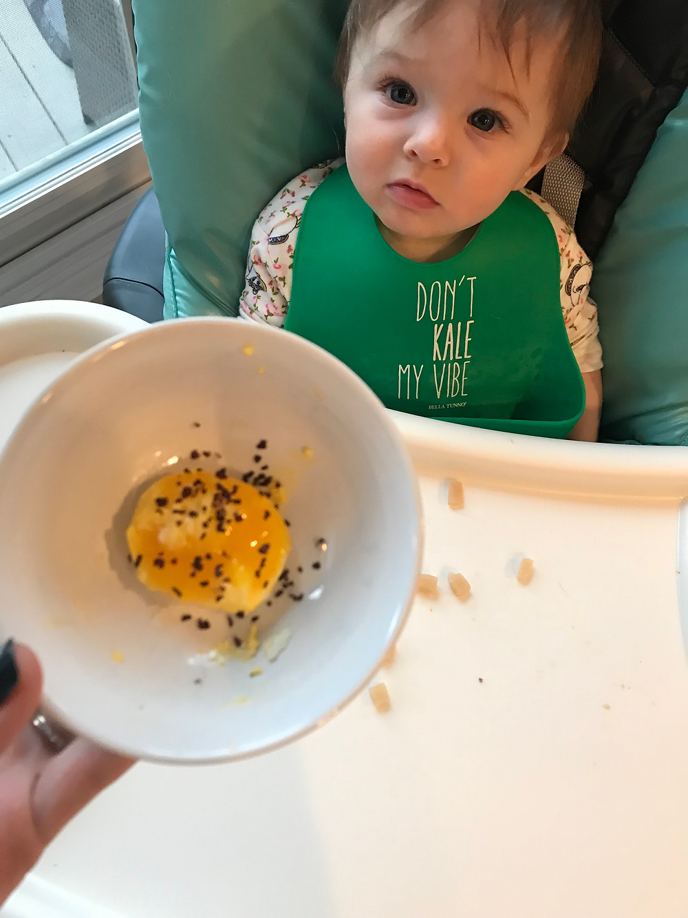 BLW : Egg yolk, dulse flakes