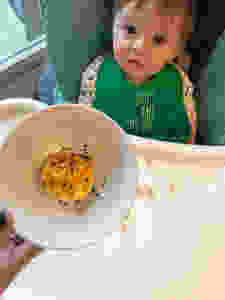 BLW : Egg yolk, dulse flakes