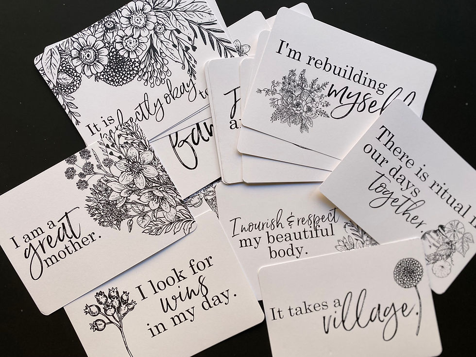 Thumbnail: Postpartum Grace Affirmation Cards