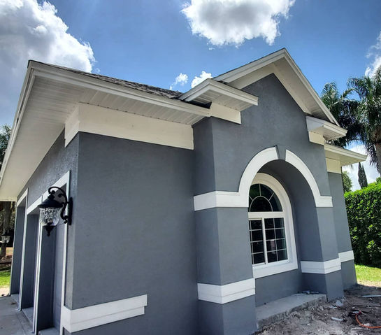 White Aluminum vented Soffit and Aluminum Fascias
