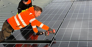 solar panel installation