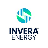 Invera Energy logo with a teal and blue circular icon above the words INVERA ENERGY on a white background.