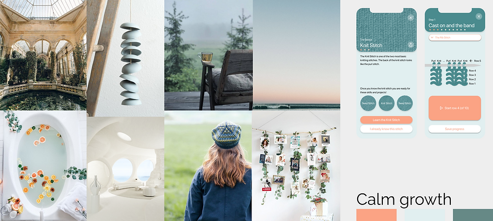 Moodboard "Calm growth"