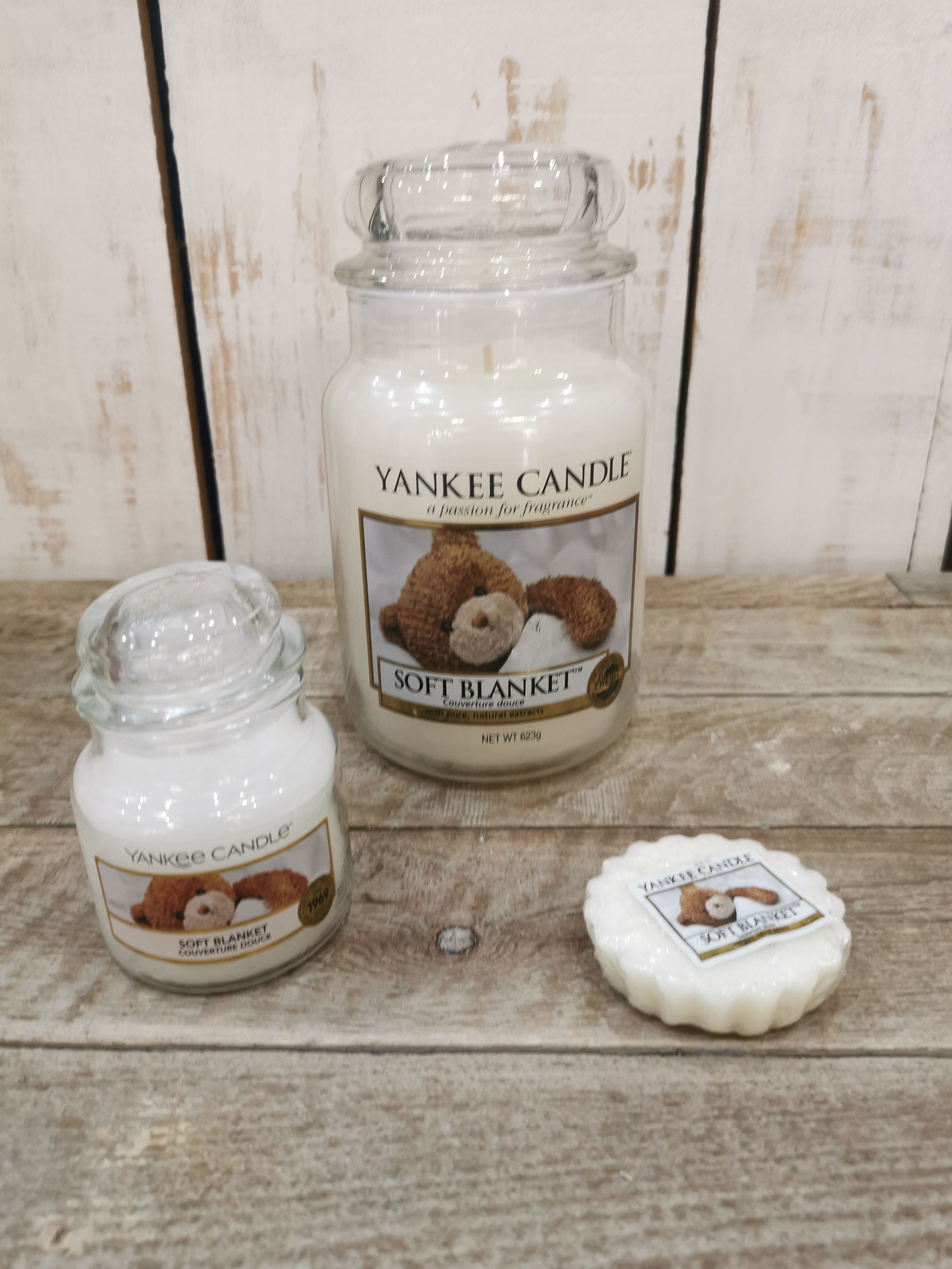 Bougie yankee candle couverture douce